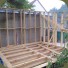 Cabanon de jardin en ossature bois - Etape de la  construction 04